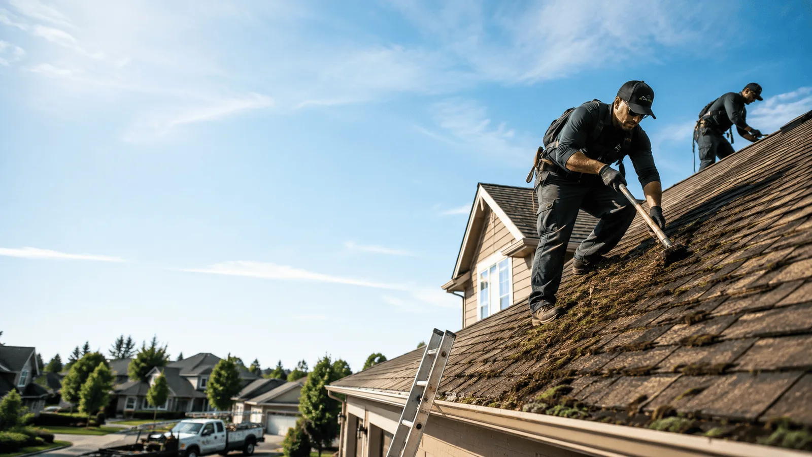 Roof Moss Removal in Norwich, OH near me